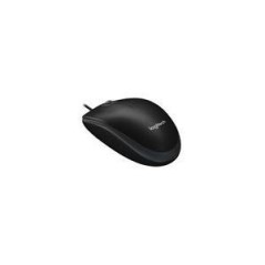 Logitech B100 Optical Wired Mouse - Ergonomic Design for Comfort & Precision - Black
